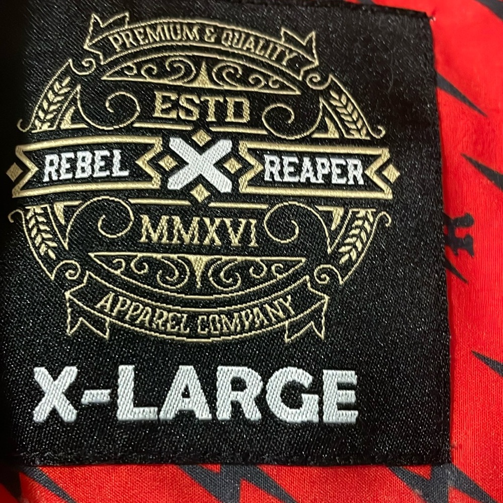 Rebel Reaper button down
